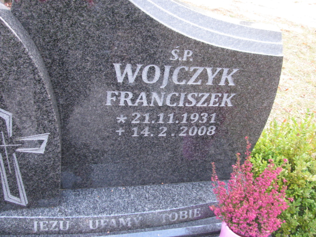 Franciszek Wojczyk 1931 Herby - Grobonet - Wyszukiwarka osób pochowanych